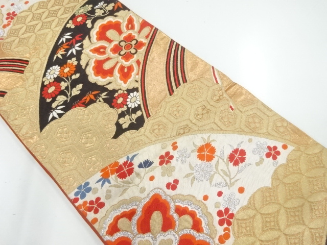 Japanese Kimono / Antique / Fukuro Obi Silk